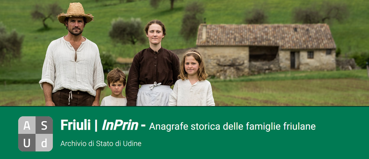 Friuli in prim – État civil de la province d’Udine