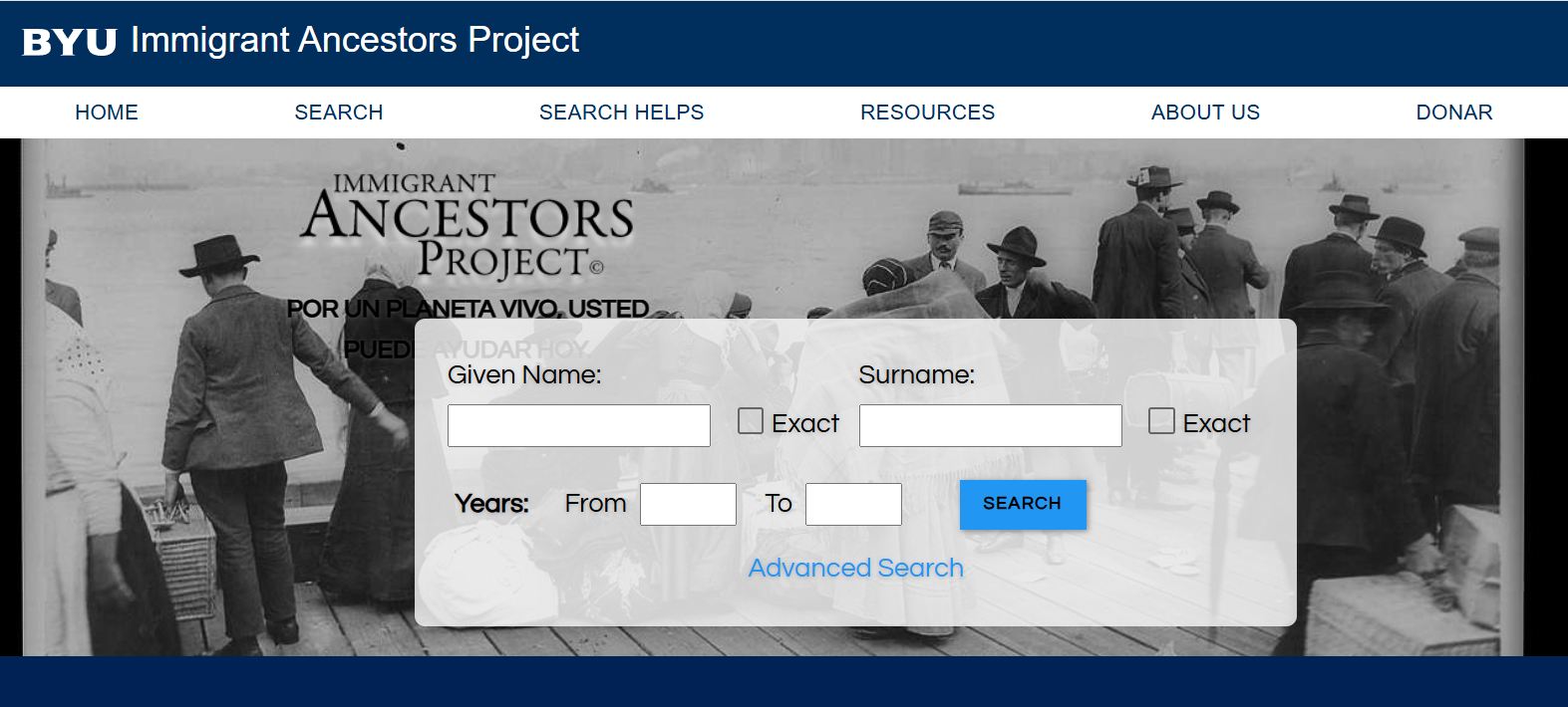 Immigrant Ancestors Project : registres d’émigration italiens en ligne