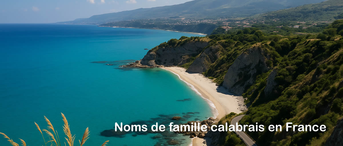 Noms de famille calabrais en France
